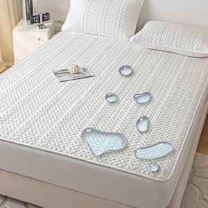 Copri letto impermeabile in poliestere copricapo protettivo copri materasso tutto incluso copri letto set di biancheria da letto borsa in PVC Jacquard 20 poliestere - Product Image 1