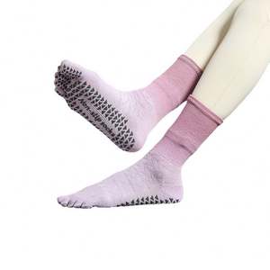 New Tie-dye Mid-calf Spring Yoga Socks Anti-slip Professional Women's Long Five-finger Socks Pilates Socks - Product Image 1