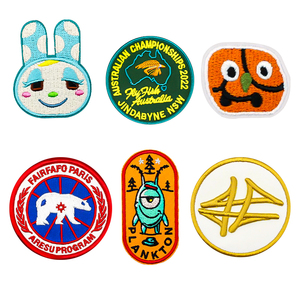 Thiết Kế Tùy Chỉnh Chất Lượng Cao Chenille Thêu Các Bản Vá Lỗi Thân Thiện Với Môi Sew-On Bền Vững Chuyển Hot In Ban Nhạc Rock Câu Lạc Bộ Logo - Product Image 4