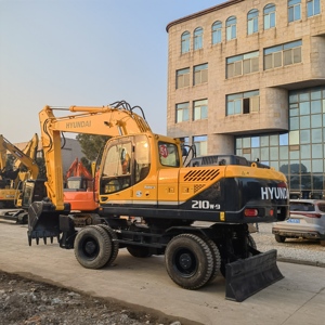 Excavatrice sur roues d'origine HYUNDAI R 210W-9 à vendre R210WVS R210W-7 21 tonnes, de taille moyenne, fiable, R210W-9S prête à l'emploi, Corée - Product Image 6