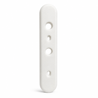 Plaque de protection de loquet de porte blanche imprimée en 3D sur mesure, prototype OEM, accessoire de quincaillerie de porte