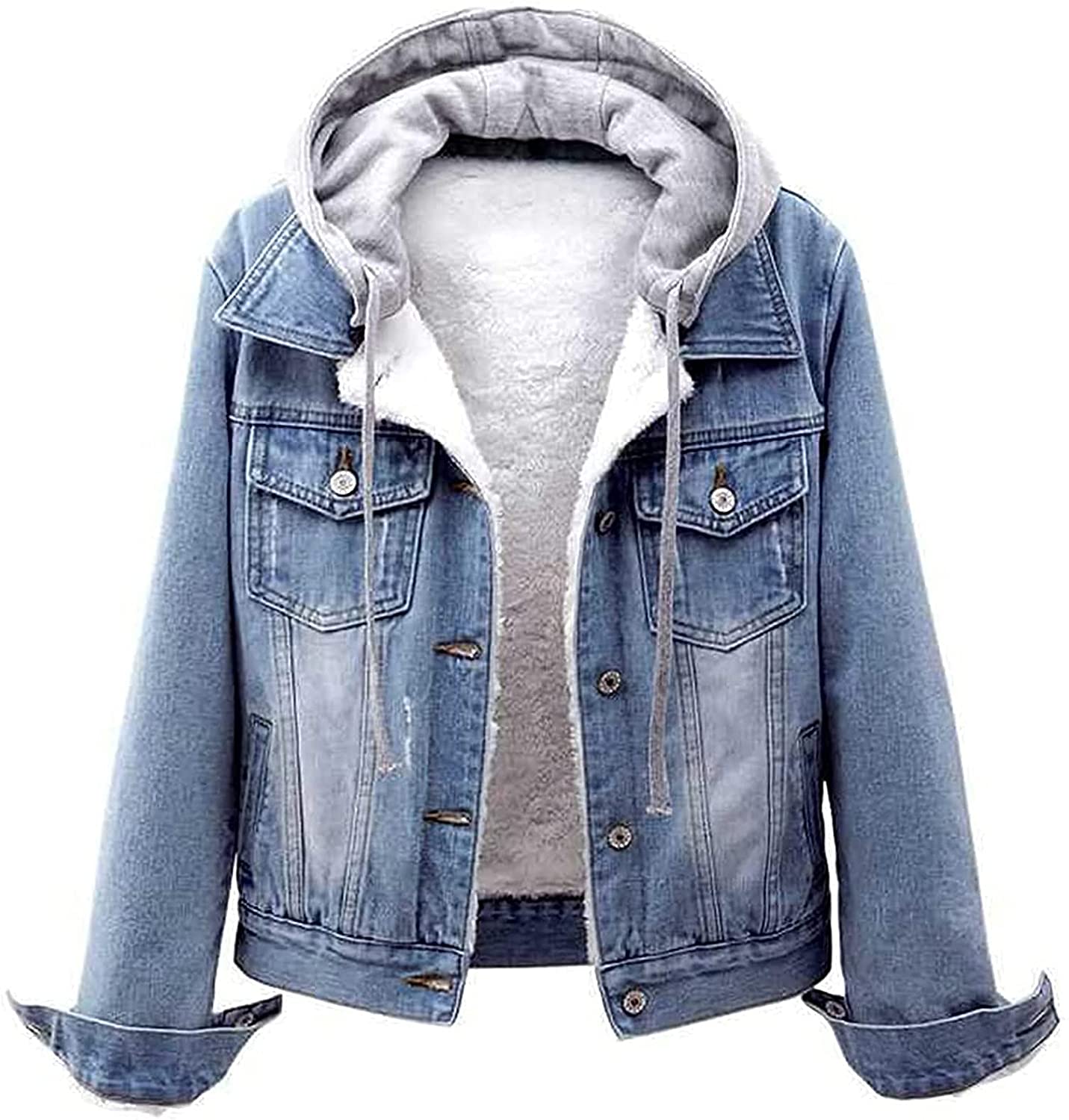 jean hoodie jacket women's