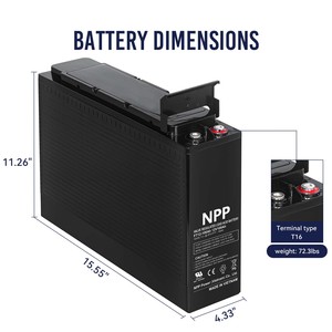Long Life Rechargeable Solar <b>Batteries</b> 12V 100Ah 120Ah 150Ah 200Ah Lead Acid <b>Batteries</b> Storage <b>Battery</b> Vietnam Shipment - Product Image 2