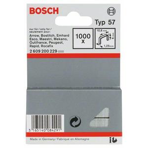 BOSCH - 2609200230 Agrafe à fil plat type 57 - EAN 3165140084307 BRADS, GOUPILLES ET CLOUS AGRAFES EN MÉTAL - Product Image 2