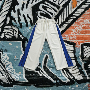 <b>Men's</b> Black Sweatpants With <b>White</b> Side Stripe Elastic Waist Drawstring Casual Pants Spring Wear - Product Image 3