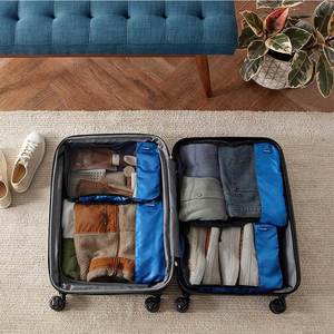 Juego de Organizadores de Equipaje de Viaje, Cubos de Embalaje de Poliéster Oxford Impermeables y Modernos, con Cierre de Cremallera Superior y Diseño con Patrones - Product Image 6