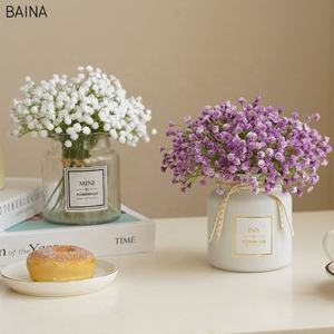 Delicada gran oferta de flores de aliento de bebé de seda Real Touch, ramo de Gypsophila para decoración de <span class=keywords><strong>Casa</strong></span> de boda, característica simulada - Product Image 3