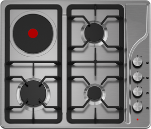 Meilleure Vente Cuisinière à Gaz en Acier Inoxydable 4 Brûleurs de Comptoir, Fourneau Électrique à Gaz - Product Image 1