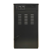 Cheminée électrique autoportante décorative rétro en verre et bois à 3 faces avec coupure de sécurité pour villa