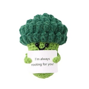 Poupées en crochet représentant des légumes, jouets faits main en tricot, cadeaux d'entraînement émotionnel, mini amigurumi, décoration de bureau inspirante - Product Image 5