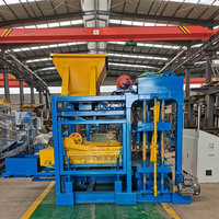 Machine à fabriquer des blocs de ciment QT4-25, fabricant d'équipements multifonctions pour le moulage de briques creuses et autobloquantes