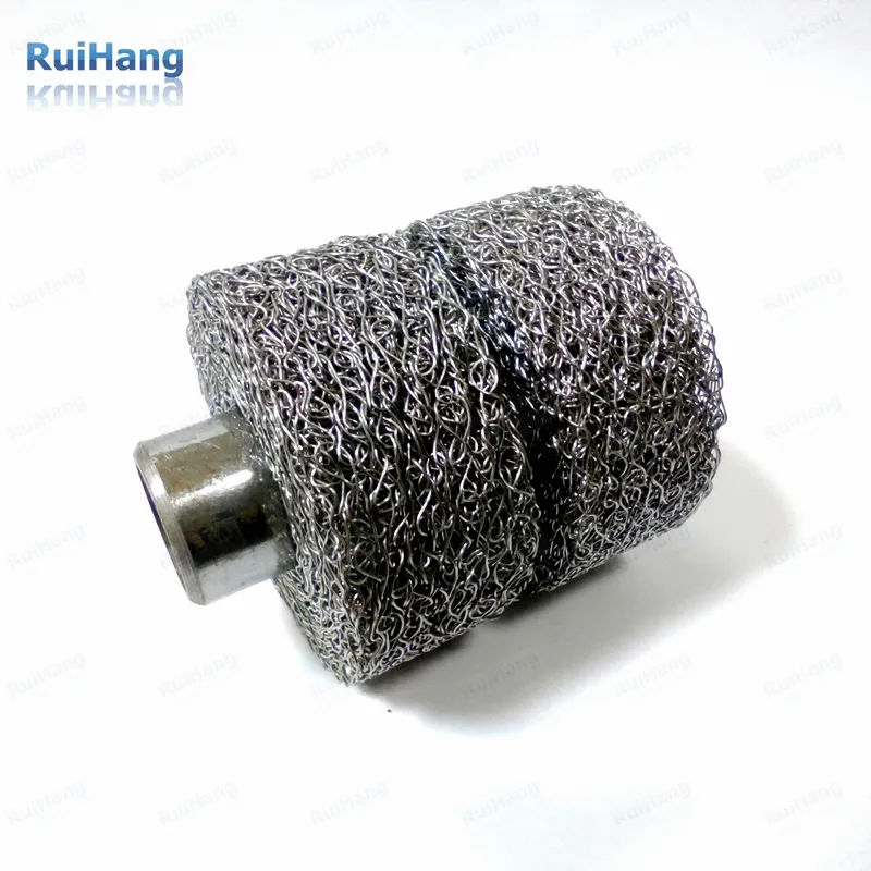 Haute qualité utilisant un treillis métallique tricoté comprimé de conception industrielle avec une taille personnalisable pour les filtres d'airbag