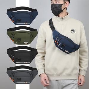 Men's Fanny Pack Large Capacity Oxford Cloth Chest Bag For Outdoor Sports Hiking Everyday Use - Product Image 4