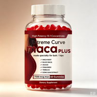 Permen Kunyah Jianweite Maca Plus untuk Peningkatan dan Pembesaran Bokong Pinggul Wanita dengan Tribulus Aguaje Fenugreek 60 Buah
