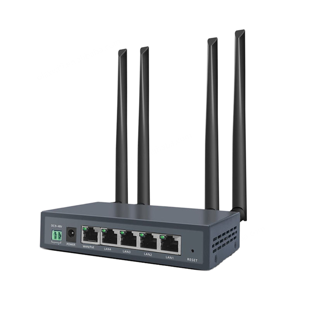 For WR200 Industrial 4G Enterprise Router 4G Wireless CPE Router 4 LAN Ports 4 Antennas 300Mbps Industrial Modem