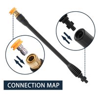 Lance de pulvérisation de mousse haute pression pour nettoyeur de voiture, pièces détachées 2300 psi, connexion QC avec 0'15'25'40