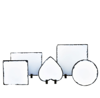 Tableau photo personnalisé avec logo, design de plan de site, décoration murale pour la maison, cadre en pierre, peinture par sublimation pour cadeau