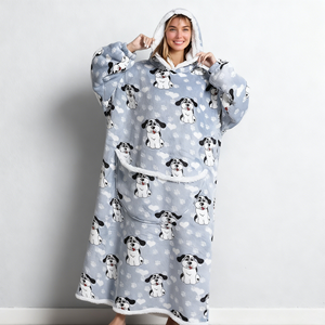 Indoor Outdoor <strong>Men</strong> Women Keep Warm Winter Super Soft Warm Cozy Adults Teens Kids <strong>Blanket</strong> <strong>Hoodie</strong> Long Hooded Sweatshirt <strong>Blanket</strong> - Product Image 3