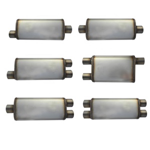 不锈钢通用性能汽车排气消声器消音器定制尺寸 - Product Image 1