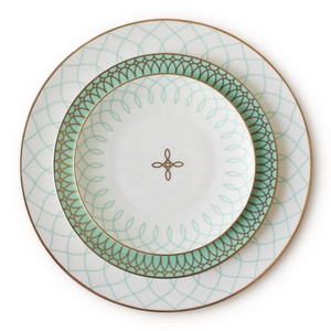 Vajilla de Porcelana de Lujo para Bodas, Vajilla de Cerámica Fina, Plato para Pan, Platos de Cerámica - Product Image 1