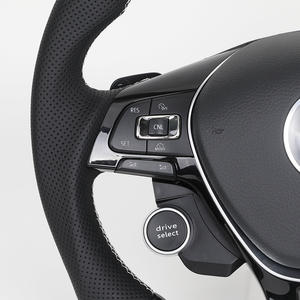 Volante Deportivo de Fibra de Carbono con Botón de Encendido y LED para Volkswagen <span class=keywords><strong>VW</strong></span> Golf 5 6 7 MK7 <span class=keywords><strong>Polo</strong></span> <span class=keywords><strong>GTI</strong></span> Passat B8 Tiguan Jetta Arteon T-Roc - Product Image 4