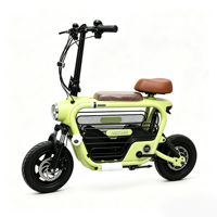Mini-trottinette électrique urbaine compacte avec une vitesse de 30-50 km/h et une autonomie de 31-60 km, idéale pour les promenades avec un animal de compagnie et les loisirs en ville