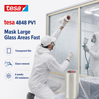 Film de protection de surface transparent tesa 4848 PV1, 0,048 mm, adhésif acrylique à faible adhérence pour verre et plastique automobiles