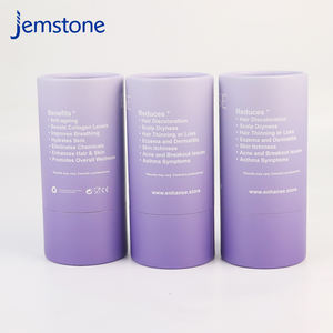 Tubo de papel de cilindro artesanal Kraft con impresión personalizada al por mayor embalaje con tapa - Product Image 5