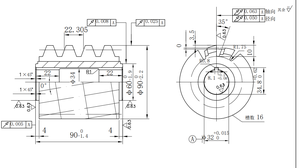 המפעל ישירות מכירת fubang הילוך מחליק חותך m0.717 10 ° aa s390 + ב - Product Image 5