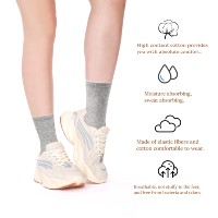 Chaussettes unisexes en coton respirant, noires, blanches et grises, avec logo personnalisé, pour le sport, les occasions décontractées, les cadeaux d'entreprise, les articles promotionnels.