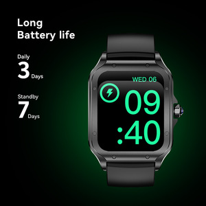[Fábrica Original] Reloj Inteligente AMOLED Cuadrado de 178 Pulgadas con Correa Metálica, Respuesta a <span class=keywords><strong>WhatsApp</strong></span>, Monitoreo de Salud - Product Image 4