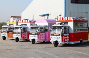 Carrito de Comida Eléctrico de la Marca NP, Mini Carrito de Comida Eléctrico, <span class=keywords><strong>Comprar</strong></span> Camión de Comida Móvil - Product Image 5