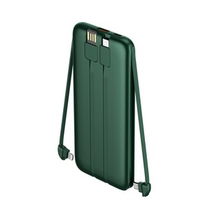 Hợp Thời Trang 4 Built-In Cáp Powerbank Không Dây 10000MAh 20000MAh Di Động Pin Ngoài - Product Image 6