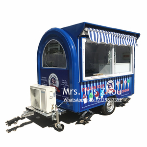Chine 2.5m Mobile remorque de crème glacée italienne chariots de crème glacée avec logo impression remorque alimentaire portable - Product Image 1