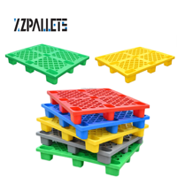 Palette en plastique à grille robuste et légère 1200x1000mm (neuf pieds) pour stockage, prix bas Euro, palette en plastique d'usine