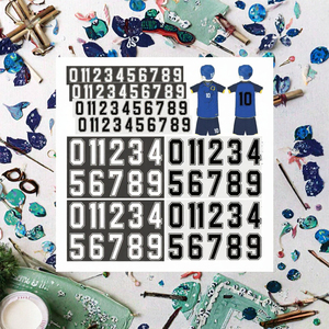 Parches de Letras Bordadas Termoadhesivas de 8 cm, Insignias de Tela Chenille con Números y Letras para Ropa, Bolsos, Sombreros y Zapatos - Product Image 2