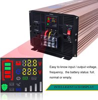 Nouvel onduleur solaire à onde sinusoïdale pure 12V vers 220V, 2000W, 5000W, 6000W, 8000W
