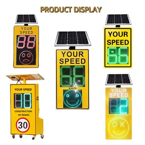 Customizable Multi-Color Digital Radar Speed Sign Solar-Powered Precise Detection with Display Board Traffic Sign Board - Product Image 4