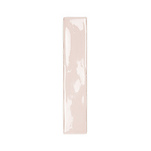 Piastrella Creta 25 Rosa 5x25 Cm 9 Mm Lucida con Bordi Irregolari - Product Image 4