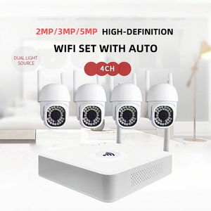 Sistema de Cámaras de Seguridad WiFi de 4 Canales, 2MP, 3MP, 5MP, a Todo Color, IP66, Impermeable, con Detección de Movimiento, Kit NVR de Vigilancia CCTV para Exteriores y Hogar - Product Image 2