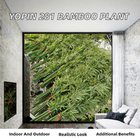 YOPIN 281 Plante de bambou artificielle, plantes d'extérieur décoratives pour Halloween, bâtons décoratifs en bambou