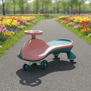 Macchina Cavalcabile in Plastica per Bambini, Mini <span class=keywords><strong>Auto</strong></span> Magica a Spinta, <span class=keywords><strong>Mega</strong></span> Car per Bambini, <span class=keywords><strong>Auto</strong></span> Cavalcabile con Musica e Luci - Product Image 1