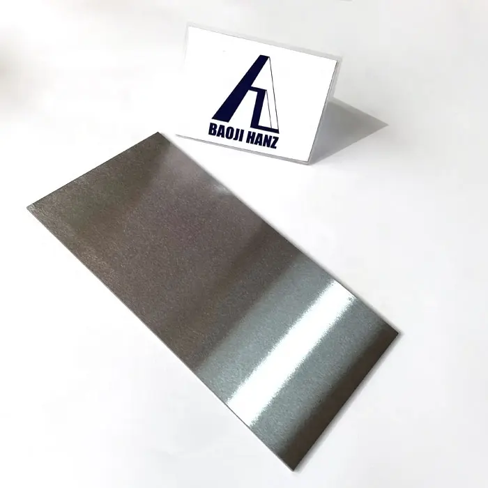 1mm 2mm ASTMB265 99.95% pure titanium metal plate