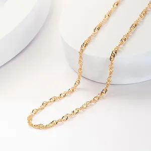 A Grade Quality Guaranteed gold chain necklace jewelry and high quality necklace in 2023 Year style