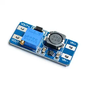 MT3608 DC-DC booster module 2A step-up plate input voltage 2-24V up 5/9/12/-28V adjustable