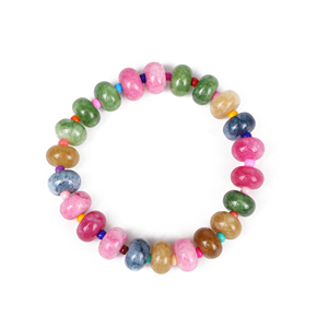 Versatile in Europe and America 6*<strong>11mm</strong> Natural Stone Beaded <strong>Bracelet</strong> Colorful Seed <strong>Beads</strong> Stretch <strong>Bracelet</strong> Factory Wholesale - Product Image 5