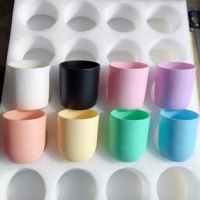 Großhandel 9 OZ und 12 OZ Farbige Mattglas-Kerzengläser mit Deckel, Preisgünstig, Geeignet für Hochzeiten