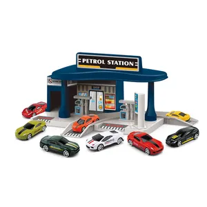 Пазл парковка гараж гоночная серия Новые металлические автомобили с треком наборы игрушек