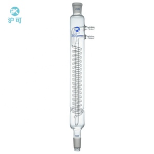 Vetreria di laboratorio 300 millimetri boro 3.3 laboratorio Condensatore reflusso con a spirale tubo interno a terra standard bocca - Product Image 6