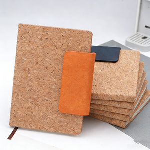 Carnet A5 en cuir PU personnalisé avec logo, écologique, épais, imprimé UV, 100 feuilles, fermeture magnétique, pour bureau et affaires - Product Image 1